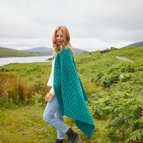 Aran Throw Blanket