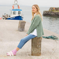 The Rusheen Cropped Aran Sweater