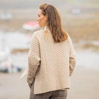 The Rusheen Cropped Aran Sweater
