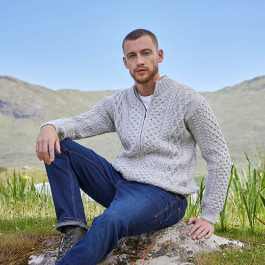 The Glenties Aran Cardigan