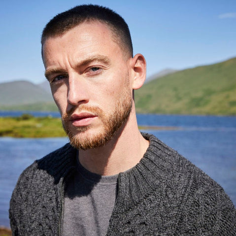 The Glenties Aran Cardigan