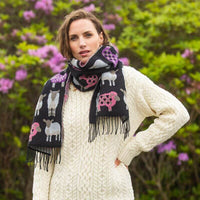 Fringed Sheep Scarf