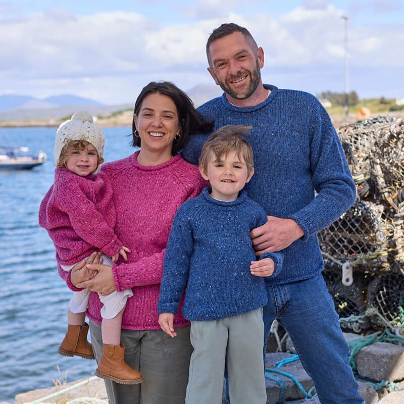 The Cushendall Cropped Aran Cardigan | The Irish Store