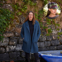 The Aran Cardigan & Newsboy Style Cap Set