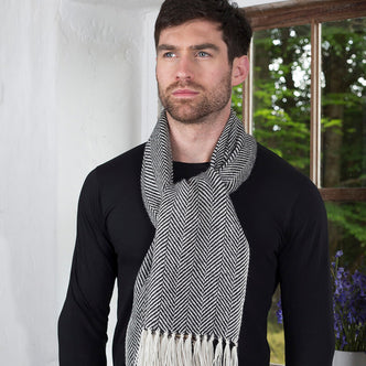 Alpaca Wool Irish Scarf