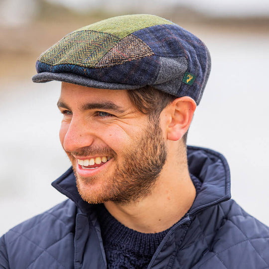Patchwork Trinity Flat Cap