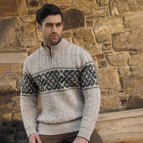 Mens Newgrange Celtic Sweater