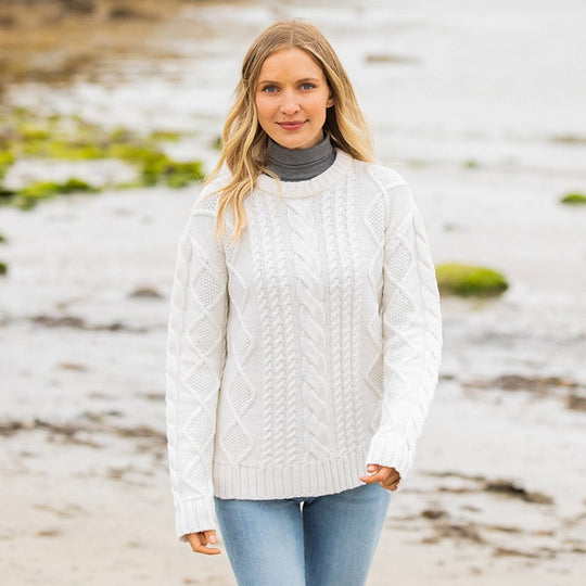 The Shandon Aran Sweater by Paul Costelloe
