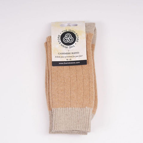 Ladies Cashmere Blend Irish Wool Socks
