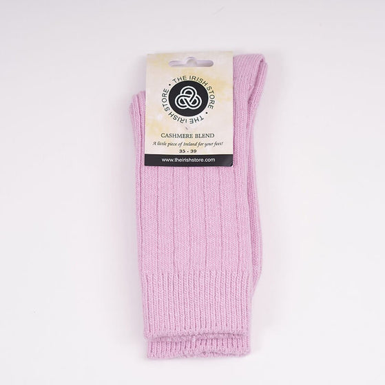 Ladies Cashmere Blend Irish Wool Socks