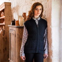 Women's Traditional Fisherman Zipper Vest