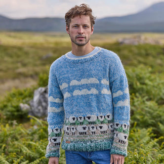Mens Mohair Sheep Sweater