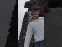 Womens Fisherman Lightweight Crew Neck Heritage Sweater