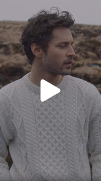 Men's Fisherman Lightweight Crew Neck Heritage Sweater