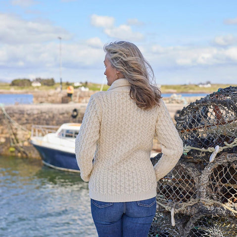 Aran Bomber Jacket
