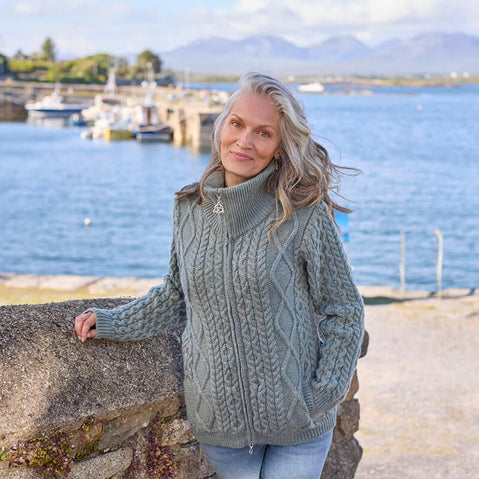 Aran Bomber Jacket