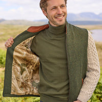 Aran Sleeves Tweed Jacket