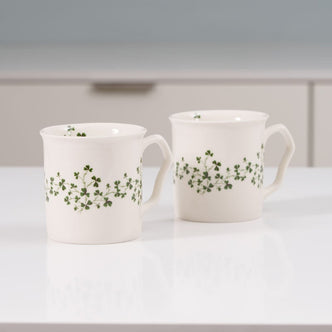 Shannonbridge Shamrock Mugs x 2
