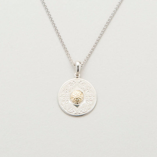 Silver/18k Gold Celtic Warrior Pendant