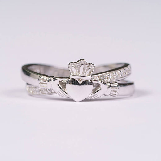 Crossover Claddagh Ring