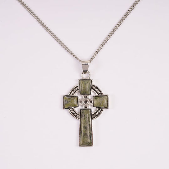 Marble Celtic Cross Pendant