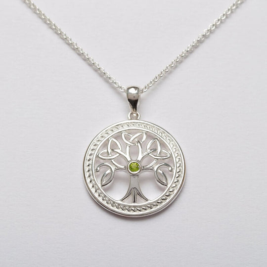 Silver Celtic Tree of Life Pendant