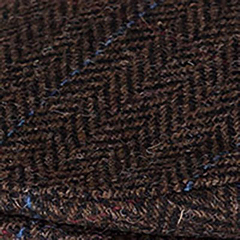 Brown/Blue Herringbone Irish Flat Cap