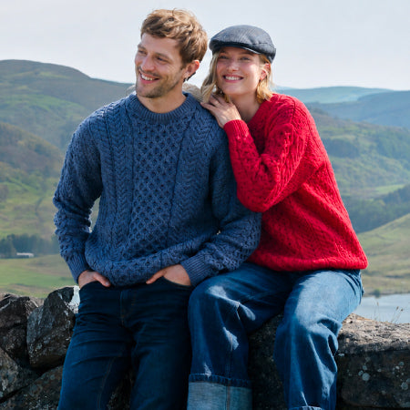 Men's Irish Sweaters — Aran & Fisherman | The Irish Store