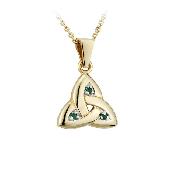14k Gold Trinity Knot Pendant