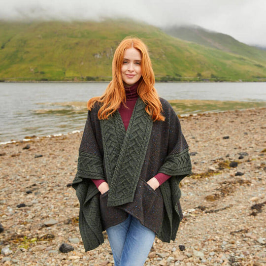 The Dungloe Donegal Tweed Cape