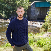 Men's Fisherman Lightweight Crew Neck Heritage Sweater