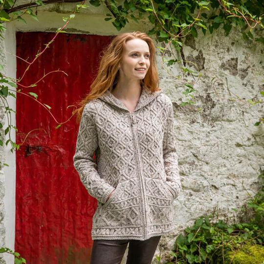Women's Signature Aran Zipper Hoodie