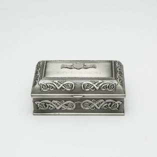 Personalized Claddagh Jewelry Box Medium