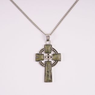 Marble Celtic Cross Pendant 