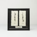 Ogham Personalized Wedding Plaque With Date