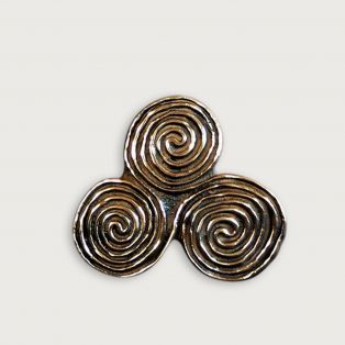 Newgrange Triple Spiral Bronze Paperweight