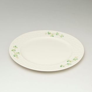 Belleek Shamrock Dinner Plate
