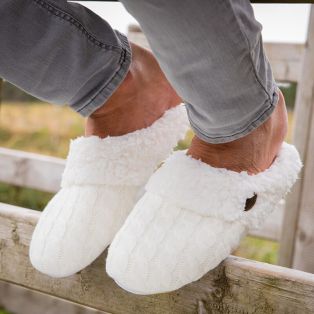 Mens Super Cozy Slippers Large