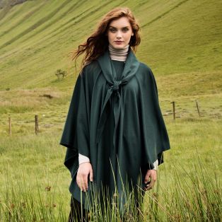 Luxurious Wool & Cashmere Irish Cape