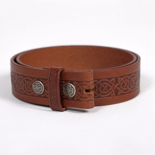 Men's Setanta Celtic Leather Belt