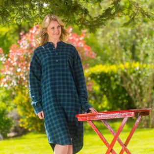 Women's Cotton Flannel Nightshirt