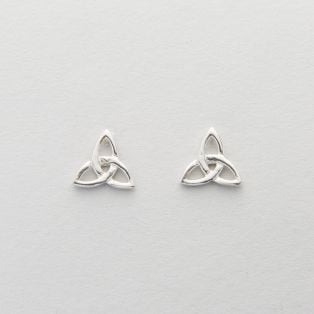 Details about   Silver Celtic Knot earrings Irish 