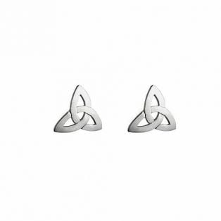 Sterling Silver Trinity Knot Stud