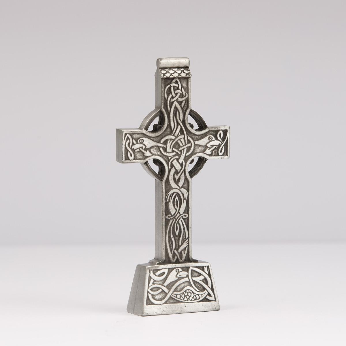 Mullingar Pewter Celtic Cross Ornament Irish homeware