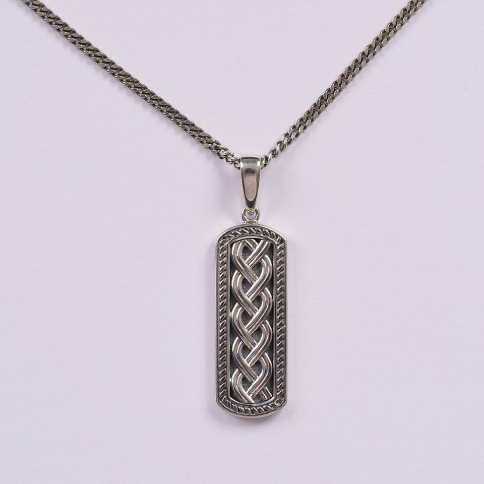 Celtic jewelry Ingot pendant