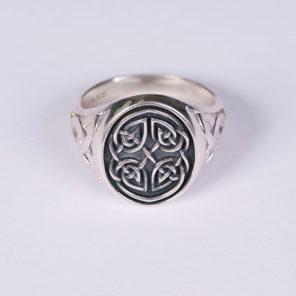 St. Patrick's Day Jewelry Gents Celtic Ring 
