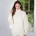 Women's Fisherman Turtleneck Sweater