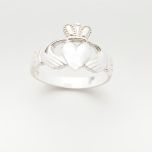 Sterling Silver Gents Claddagh Ring