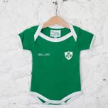 Ireland Green Shamrock Baby Polo Vest 
