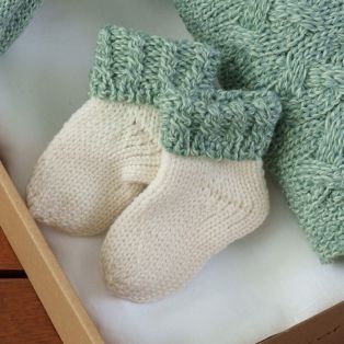 Baby Aran Socks 